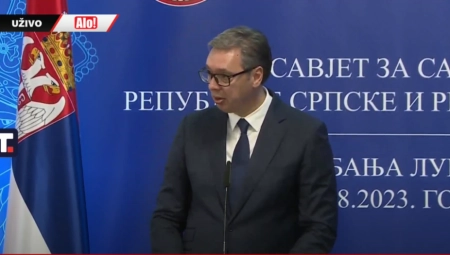 VUČIĆ SAOPŠTIO DA SRBIJA NEĆE PRIMENJIVATI SANKCIJE "To je pravedna, časna odluka, zbog koje ćemo sigurno trpeti indirektne posledice"