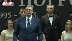 VUČIĆ POSLAO SNAŽNU PORUKU Srbija nije tamo daleko i tamo negde, Srbija je u vašim srcima kao što je Srpska u našim (FOTO/VIDEO)