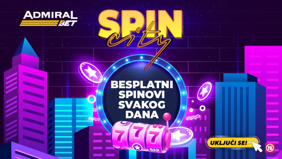 DA LI STE ČULI ZA SPIN CITY – GRAD BESPLATNIH SPINOVA? Svakog jutra stiže nova isporuka svežih spinova!
