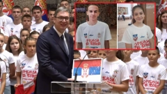 ČAST NAM JE ŠTO NAS JE UGOSTIO PREDSEDNIK VUČIĆ Učesnici kampa "Srbija te zove" u Beogradu proveli divne trenutke