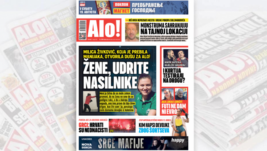 ŽENE, UDRITE NASILNIKE! Milica Živković, koja je prebila manijaka, otvorila dušu za Alo!