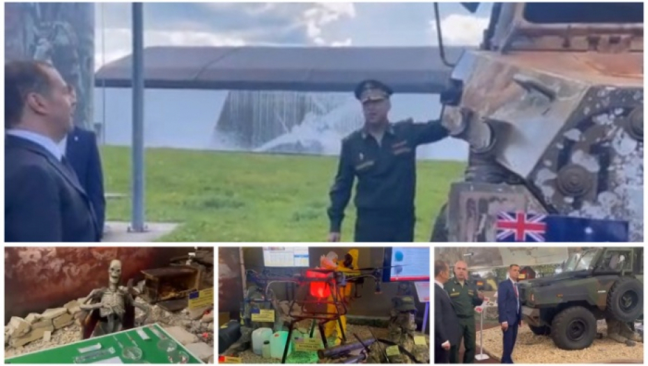 JEDAN JEZIV DETALJ SVIMA ZAPAO ZA OKO Medvedev obišao NATO naoružanje zaplenjeno u Ukrajini (FOTO/VIDEO)