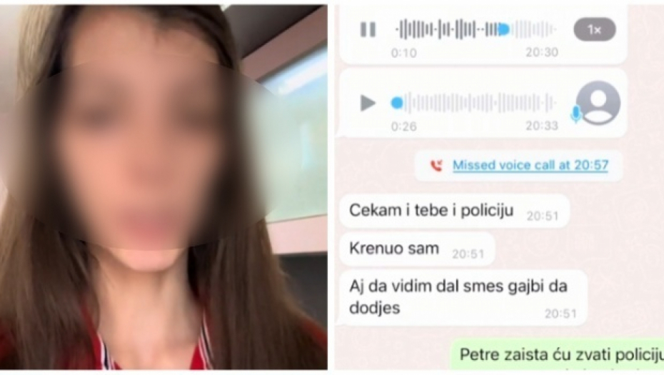 "ČEKAM TE DA TE RAZBIJEM, UPROPASTIĆU I TEBE I TVOJU MAJKU" Srpska Tiktokerka dobila jezive pretnje od supruga
