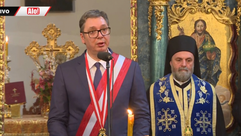 VUČIĆU URUČEN ORDEN EPARHIJE BUDIMSKE PRVOG REDA "Na Srbiju uvek će moći da računa i naš narod na KiM i u RS" (VIDEO)