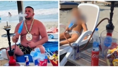 BAHATOST LEVEL MILIJARDU Najbogatiji Albanac daje detetu da puši nargilu, njemu 10kg zlata oko vrata, i sve je Versaće
