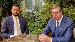 "VEOMA DOBAR RAZGOVOR O NAPRETKU ODNOSA" Vučić se sastao sa Milatovićem u Atini