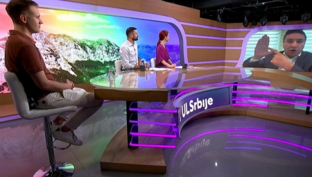 ŽESTOKA SVAĐA U PROGRAMU UŽIVO: Pripadnik LGBT i Dajković "razmenili mišljenja" oko PROSIDBE  DVA GEJA NA LOVĆENU (VIDEO)