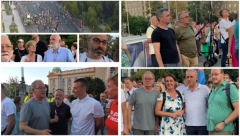 OKUPLJENI SE RAZIŠLI Završen 17. po redu politički protest u Beogradu (FOTO/VIDEO)