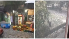 ZABELEO SE KNIĆ Potoci teku ulicama, nevreme udara po Srbiji