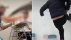 ĐACI BACAJU KLUPE I STOLICE, GAĐALI SU NASTAVNICU Stravični snimci iz škole i - niko ništa!