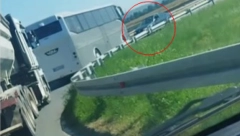 NOVI SNIMAK "SRPSKOG RULETA" RAZBESNEO NAROD Krenuo u kontra smeru kod Markovca, napravio kolaps! (VIDEO)