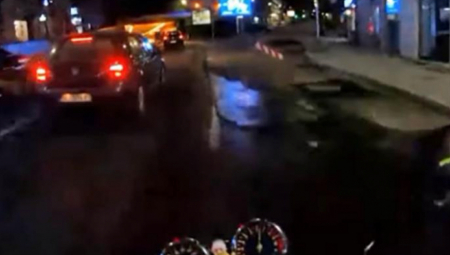 STRAVIČNA NESREĆA NA ZELENOM VENCU: Kamera motocikliste na kacigi zabeležila jezivu nesreću u Beogradu (VIDEO)