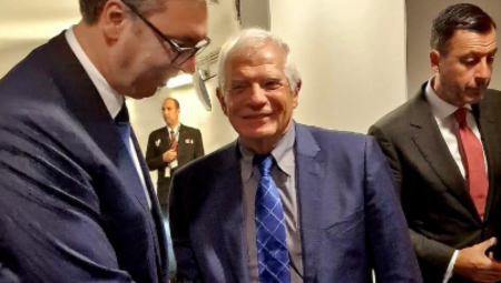 VUČIĆ IZ BRISELA POZVAO NA MIR, A KURTI PRETIO SRBIMA Predsednik pokazao da je odgovoran državnik, a Aljbin da je egoistični ekstremista