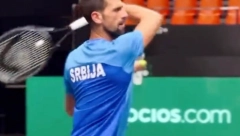 NOVAK U DRESU SRBIJE IZAŠAO NA TEREN Đoković posle titule na US Openu, spreman da sa reprezentacijom pokori i Dejvis Kup (VIDEO)