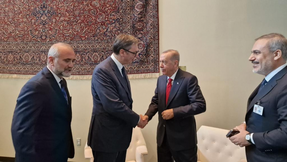 SRDAČAN SUSRET U NJUJORKU Vučić se sastao sa Erdoganom