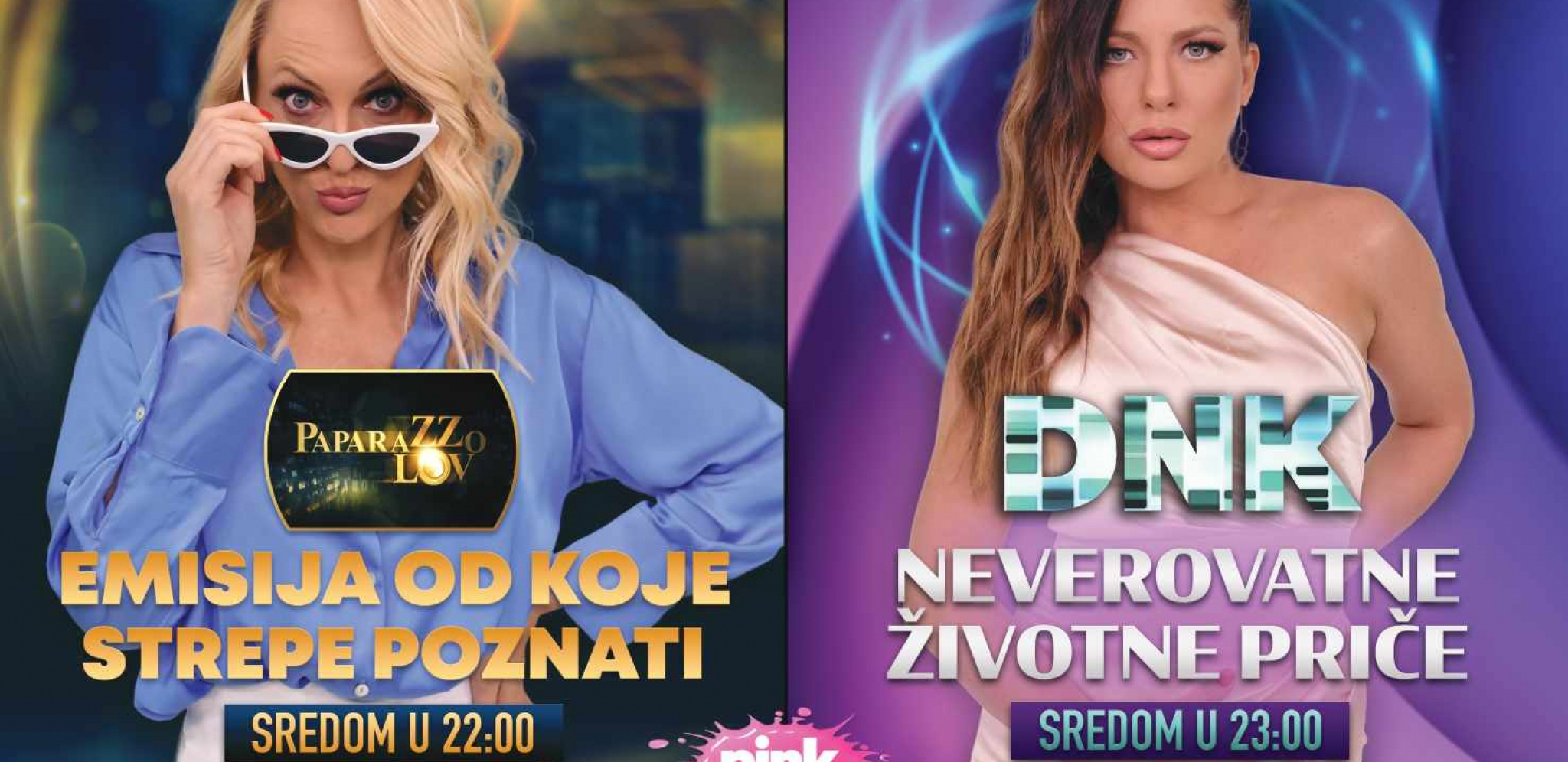 SREDA NA PINKU NIKAD NIJE BILA UZBUDLJIVIJA! Večerašnja epizoda ’Paparazzo lova’ donosi šokantna otkrića o najvećim zvezdama, a evo kada počinje nova sezona emisije ’DNK’!
