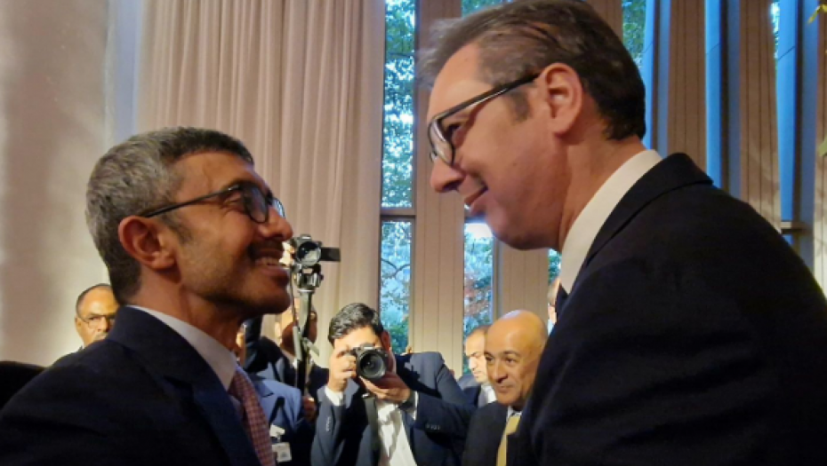 VUČIĆ SE SUSREO SA MINISTROM SPOLJNIH POSLOVA UAE Pitao ga je jednu važnu stvar! Na ovo smo posebno ponosni