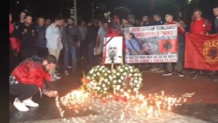 "KRV SE NE PRAŠTA" Albanci slave ubijenog policajca uz zastave OVK, poslali jezivu poruku
