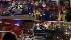 RODITELJI NEMOĆNO GLEDALI KAKO IM SIN GINE Isplivao jeziv snimak sa lica mesta, delovi automobila na sve strane (VIDEO)