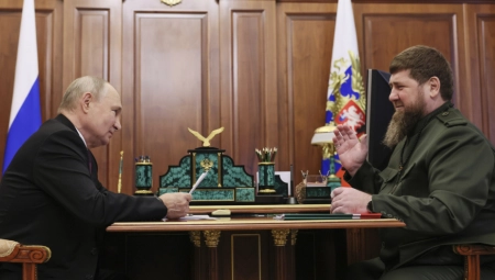 BORE SE HRABRO I HEROJSKI Kadirov Putinu: "Nikakvi tenkovi Abrams nisu strašni"