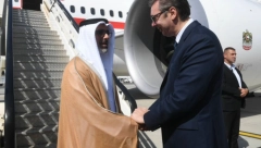 BIN ZAJED AL NAHJAN U SRBIJI Predsednik Vučić dočekao princa prestolonaslednika Abu Dabija