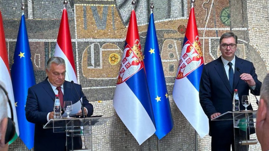 VUČIĆ ZAHVALIO ORBANU NA PODRŠCI Verujem da ćemo blisku saradnju moći da nastavimo i u budućnosti