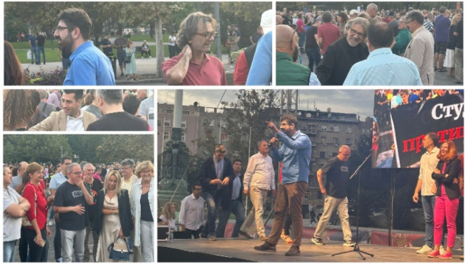 OPOZICIONI AKTIVISTA BESAN KAO RIS Opozicija koristi protest povodom pobijene dece zarad predizborne kampanje! (VIDEO)