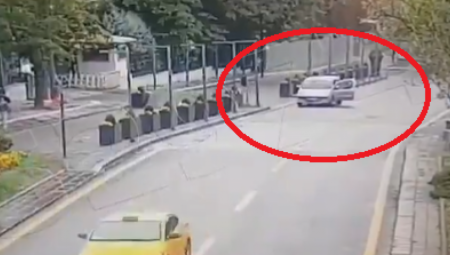 SNIMLJENI TERORISTI IZ TURSKE Jezivo, izleteo je iz automobila i detonirao bombu