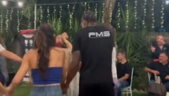 ZNA DA PROSLAVI POBEDU Zgazio Panatinaikos, pa zaplesao sa damama (VIDEO)