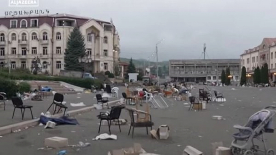 SNIMCI PUSTOŠI IZ NAGORNO-KARABAHA Na ulicama nema žive duše (VIDEO)