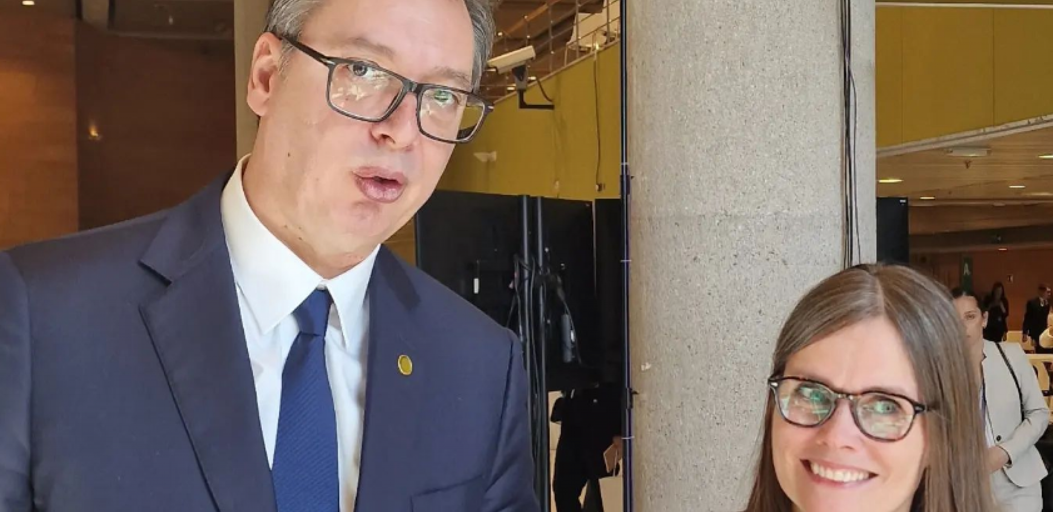 VUČIĆ SA PREMIJERKOM ISLANDA "Obavestio sam je o složenoj situaciji na Kosovu i Metohiji"