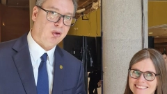 VUČIĆ SA PREMIJERKOM ISLANDA "Obavestio sam je o složenoj situaciji na Kosovu i Metohiji"