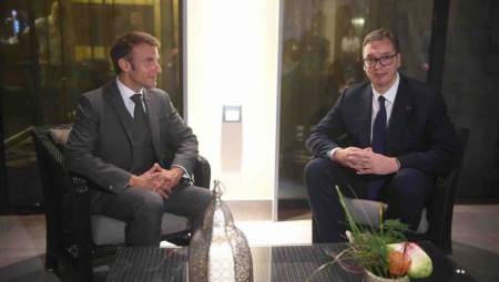 VUČIĆ KAO VAŽAN GOST, VJOSA LEVO SMETALO Evo kako je Makron dočekao predsednika Srbije, slike sve govore (FOTO)
