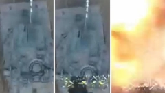 OBJAVLJEN UZNEMIRUJUĆ SNIMAK Ovo je trenutak uništenja tenka, dron zabeležio eksploziju (VIDEO)
