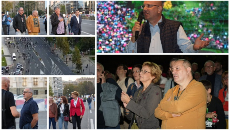 PROTEST ZAVRŠEN ZA MANJE OD 2 SATA Održan 23. po redu politički protest u Beogradu (FOTO/VIDEO)