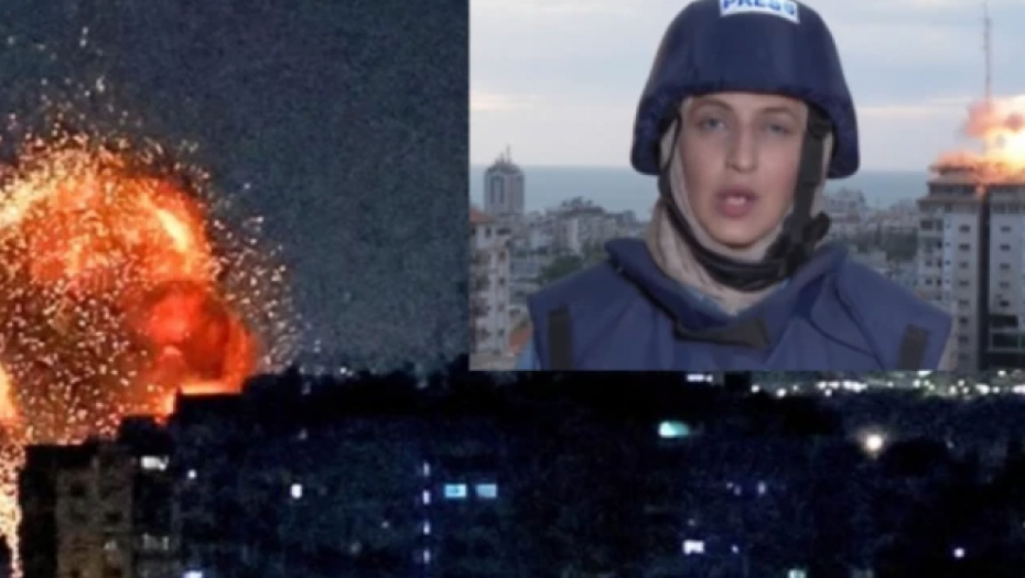 BOMBA PALA USRED PROGRAMA UŽIVO Novinarka u suzama. zgrada se u trenu urušila (VIDEO)