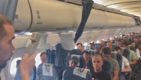 ORI SE "ŽIVELA SRBIJA" Poleteo avion iz Tel Aviva sa srpskim i makedonskim državljanima (VIDEO)