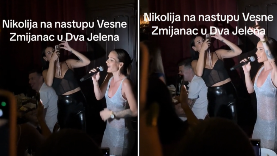 NIKOLIJA SE LATILA MIKROFONA NA VESNINOM NASTUPU Kad su čuli šta peva, svi pali u trans