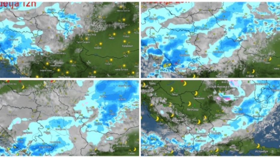 NEVREME ĆE SUTRA DA GRUNE NA SRBIJU Radar pokazuje kako se kreću oblaci, stiže haos, u Hrvatskoj opasno!