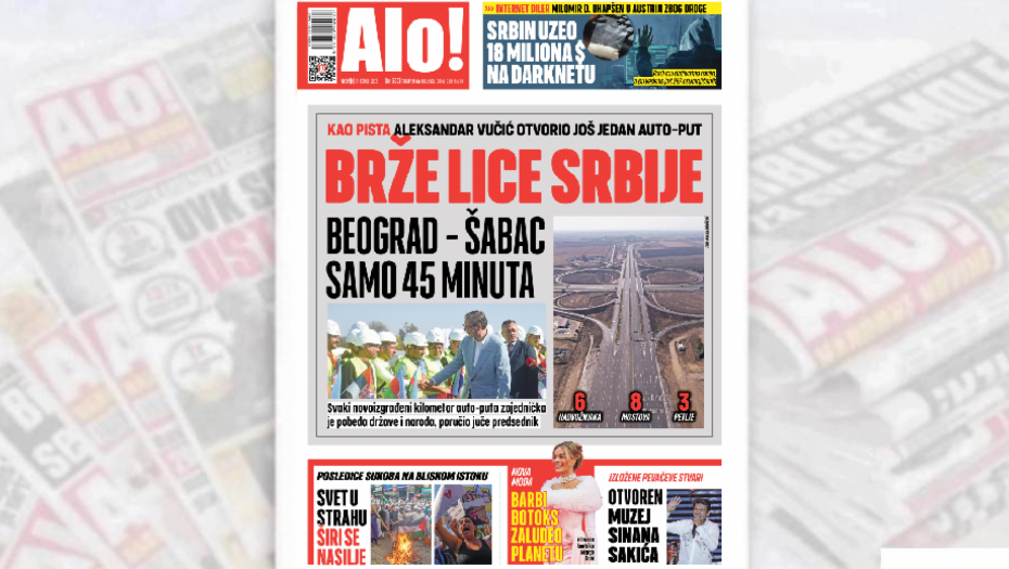 BRŽE LICE SRBIJE Beograd - Šabac samo 45 minuta