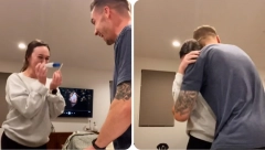 ZATRUDNELA JE NAKON VIŠEGODIŠNJIH NEUSPEŠNIH POKUŠAJA Snimak emotivne reakcije budućeg tate pregledalo 20 miliona ljudi