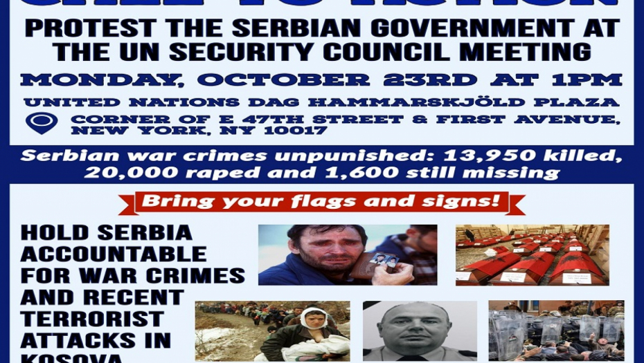 SAČEKUŠA ZA SRBE U NJUJORKU Albanci organizovali tešku provokaciju