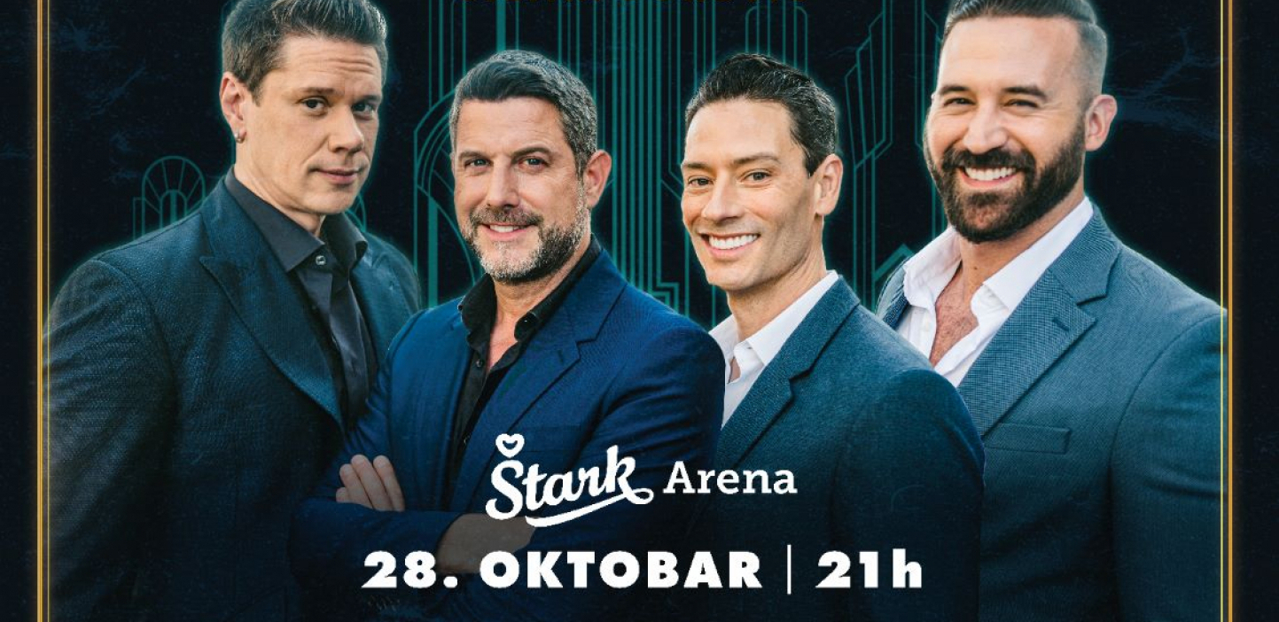 Članovi benda Il Divo pozvali beogradsku publiku na koncert 28. oktobra u Štark Areni