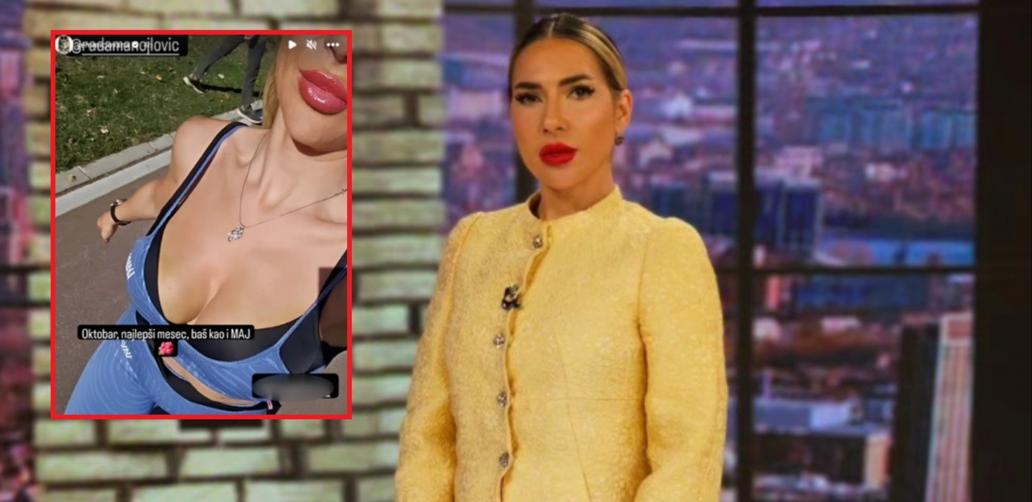 BEOGRAĐANI U ŠOKU ZBOG JOVANE JEREMIĆ Voditeljka u brushalteru ulicom vozila rolere, usledile vrele scene!