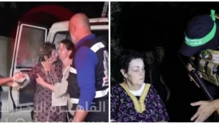 STARICA KOJU JE OTEO HAMAS OSLOBOĐENA POSLE 2 NEDELJE Ceo svet je video snimak na kom se ona rukuje sa militantom