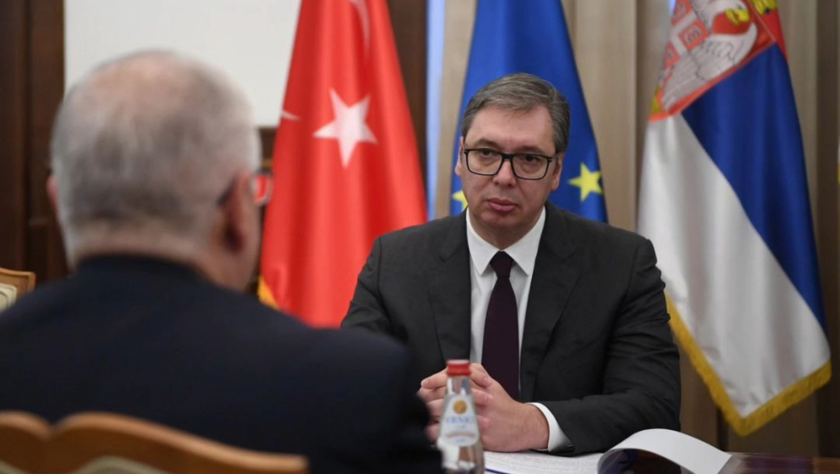POČEO SASTANAK VUČIĆA SA EVROPSKIM ZVANIČNICIMA Sa njima će se danas sastati predsednik Srbije