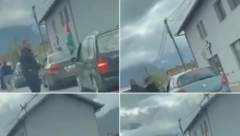 KURTIJEVA POLICIJA INTERVENISALA ZBOG SVATOVA IZ SRBIJE Zasmetala im zastava Palestine