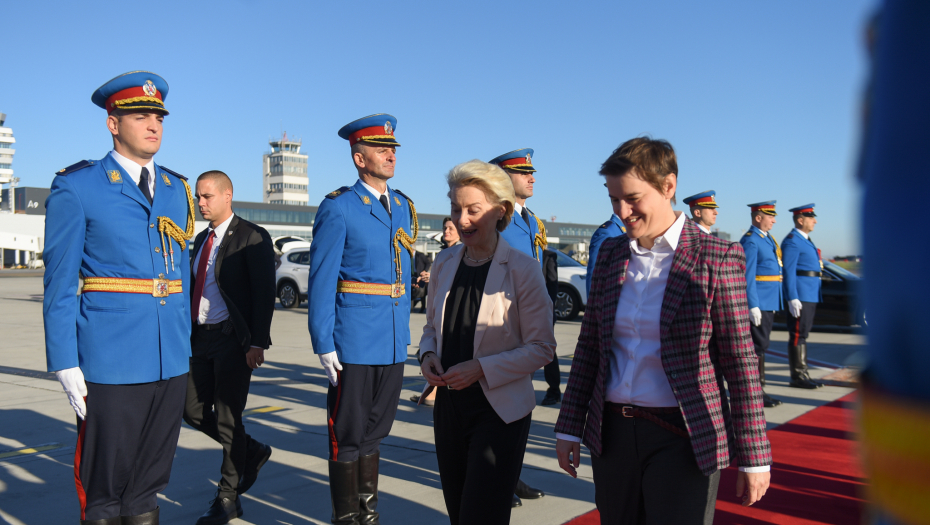 FON DER LAJEN ZAVRŠILA POSETU SRBIJI Ispratila je premijerka, iz Beograda otišla u Sarajevo