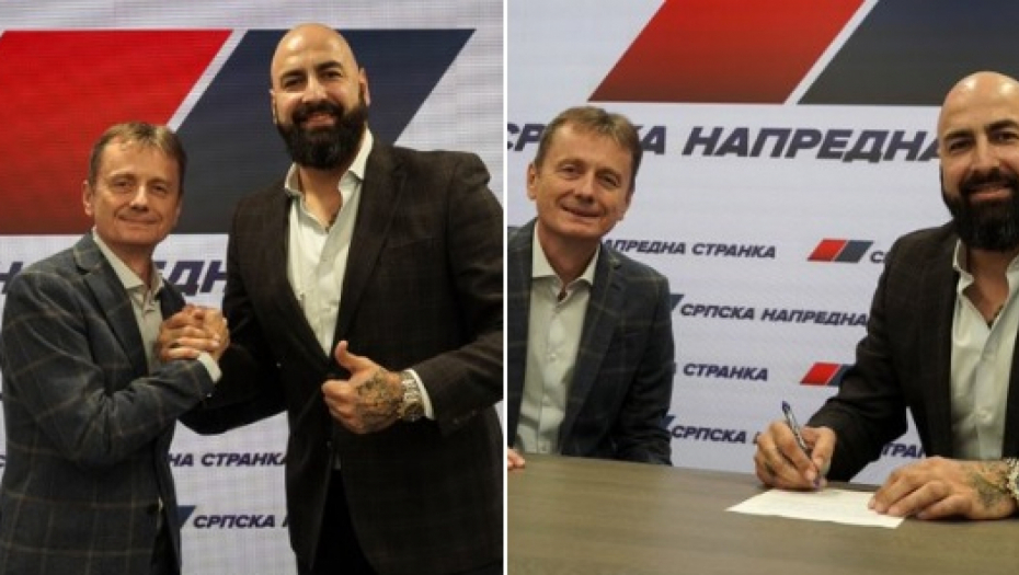 LEGENDA KOŠARKE JE UZ VUČIĆA Pero Antić podržao listu SNS "Srbija ne sme da stane" (FOTO)