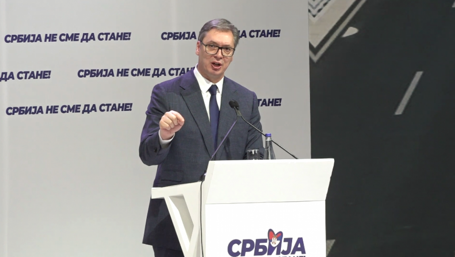 PREDSEDNIK SRBIJE DANAS U PIROTU Vučić na predizbornom skupu "Srbija ne sme da stane"